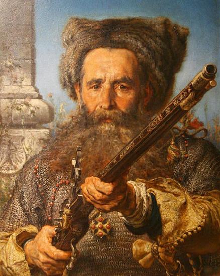 Jan Matejko Portrait of Hetman Ostafij Daszkiewicz. oil painting image